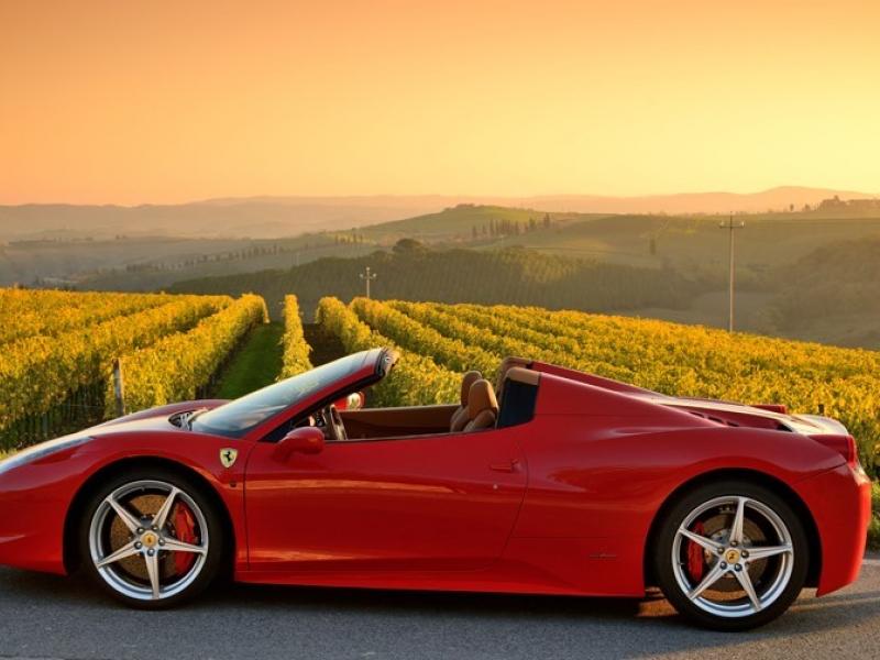 Bespoke Ferrari tours through Italy’s stunning landscapes , Tuscany 